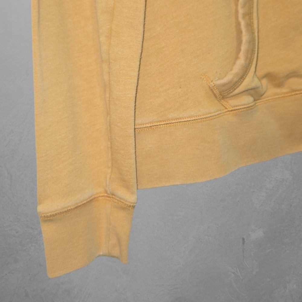 Aeropostale Mens Large Yellow Orange Product Type Hoodie Pullover Solid Fleece - Picture 3 of 8